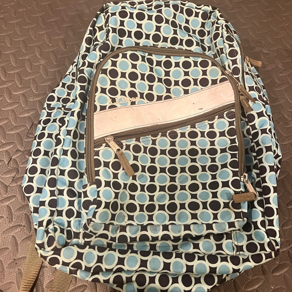L.L. Bean Blue and navy back pack